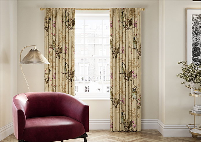 Wonderland, Cream - Made to Measure Curtains - Image 3